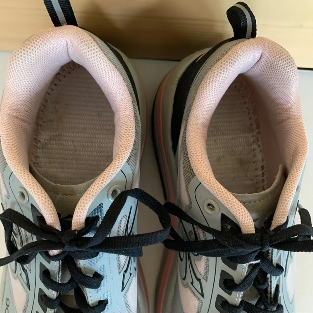 gdefy Pink and Grey & Black Lace‎ Up Shoes Size 9.5